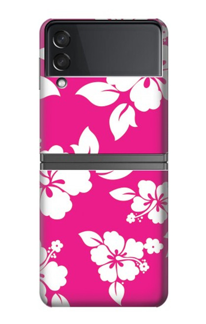 S2246 Hawaiian Hibiscus Pink Pattern Hülle Schutzhülle Taschen für Samsung Galaxy Z Flip 4