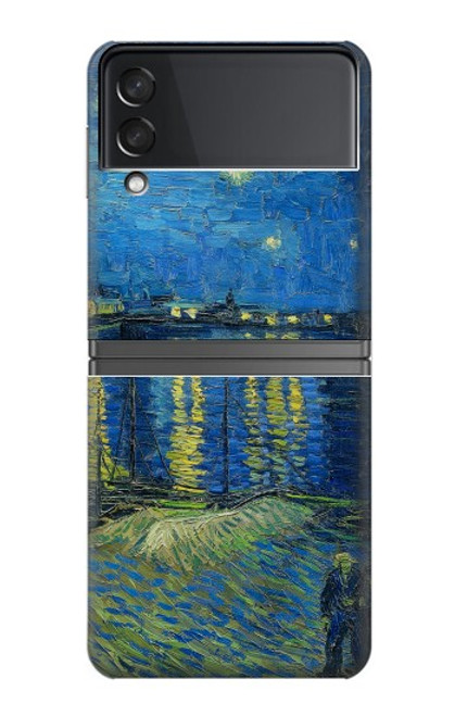 S3336 Van Gogh Starry Night Over the Rhone Hülle Schutzhülle Taschen für Samsung Galaxy Z Flip 4