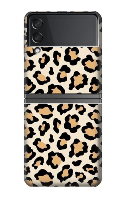 S3374 Fashionable Leopard Seamless Pattern Hülle Schutzhülle Taschen für Samsung Galaxy Z Flip 4