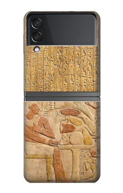 S3398 Egypt Stela Mentuhotep Hülle Schutzhülle Taschen für Samsung Galaxy Z Flip 4