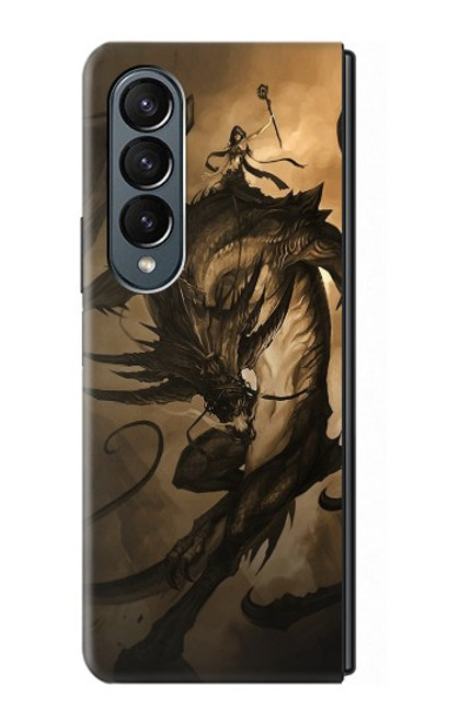 S0388 Dragon Rider Hülle Schutzhülle Taschen für Samsung Galaxy Z Fold 4