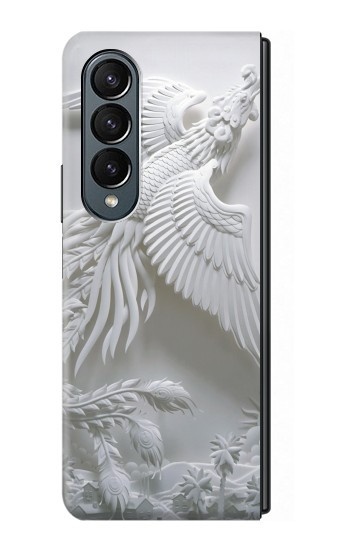 S0516 Phoenix Carving Hülle Schutzhülle Taschen für Samsung Galaxy Z Fold 4