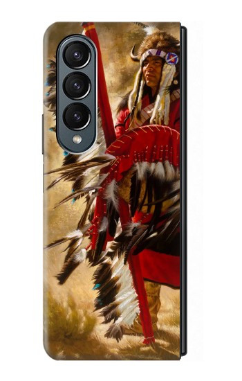 S0817 Red Indian Hülle Schutzhülle Taschen für Samsung Galaxy Z Fold 4