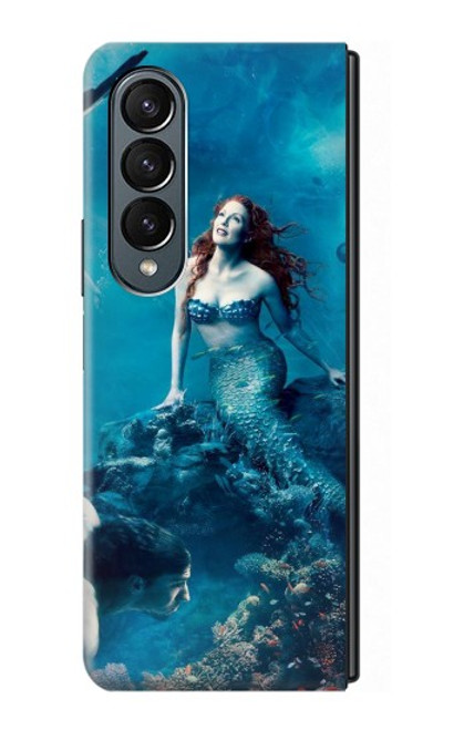 S0899 Mermaid Hülle Schutzhülle Taschen für Samsung Galaxy Z Fold 4