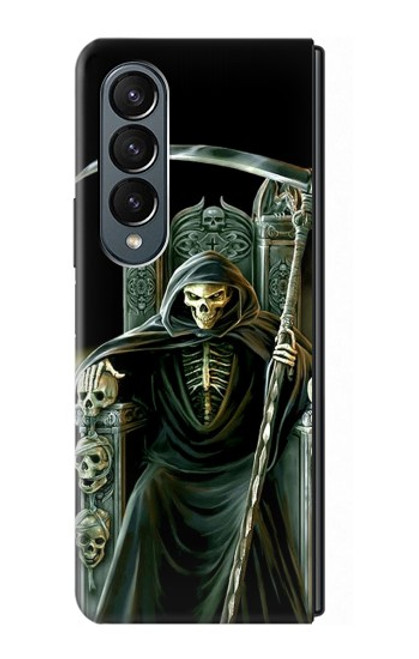 S1024 Grim Reaper Skeleton King Hülle Schutzhülle Taschen für Samsung Galaxy Z Fold 4