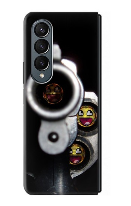 S1109 Smile Bullet Gun Hülle Schutzhülle Taschen für Samsung Galaxy Z Fold 4