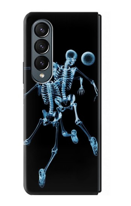S1111 Soccer X-ray Hülle Schutzhülle Taschen für Samsung Galaxy Z Fold 4