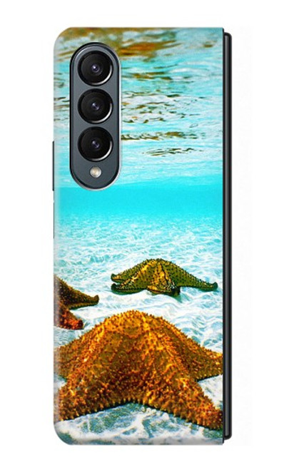 S1679 Starfish Sea Beach Hülle Schutzhülle Taschen für Samsung Galaxy Z Fold 4