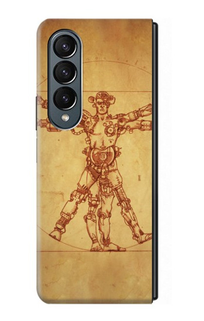 S1682 Steampunk Frankenstein Hülle Schutzhülle Taschen für Samsung Galaxy Z Fold 4