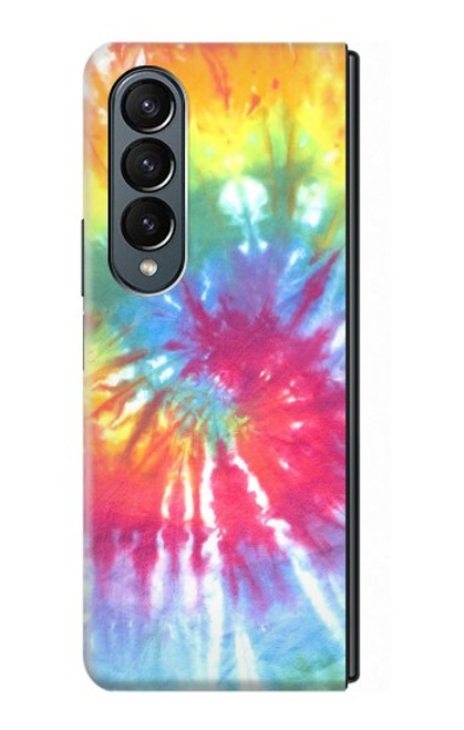 S1697 Tie Dye Colorful Graphic Printed Hülle Schutzhülle Taschen für Samsung Galaxy Z Fold 4