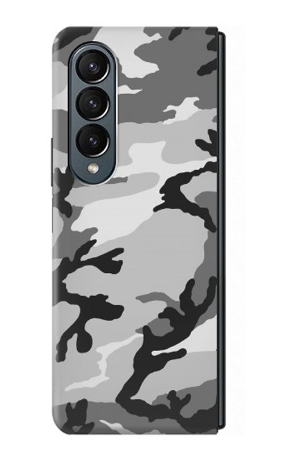 S1721 Snow Camouflage Graphic Printed Hülle Schutzhülle Taschen für Samsung Galaxy Z Fold 4