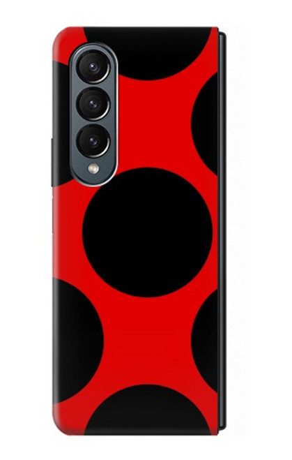 S1829 Ladybugs Dot Pattern Hülle Schutzhülle Taschen für Samsung Galaxy Z Fold 4