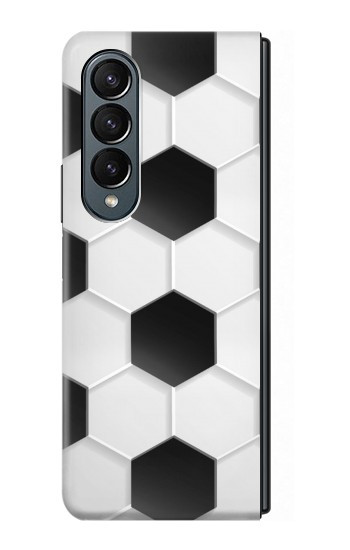S2061 Football Soccer Pattern Hülle Schutzhülle Taschen für Samsung Galaxy Z Fold 4