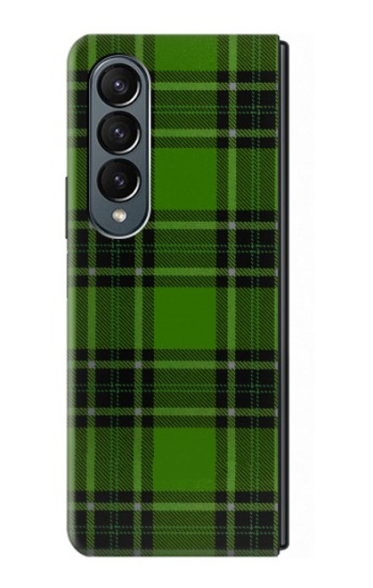 S2373 Tartan Green Pattern Hülle Schutzhülle Taschen für Samsung Galaxy Z Fold 4