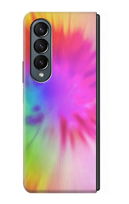 S2488 Tie Dye Color Hülle Schutzhülle Taschen für Samsung Galaxy Z Fold 4