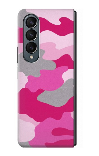 S2525 Pink Camo Camouflage Hülle Schutzhülle Taschen für Samsung Galaxy Z Fold 4