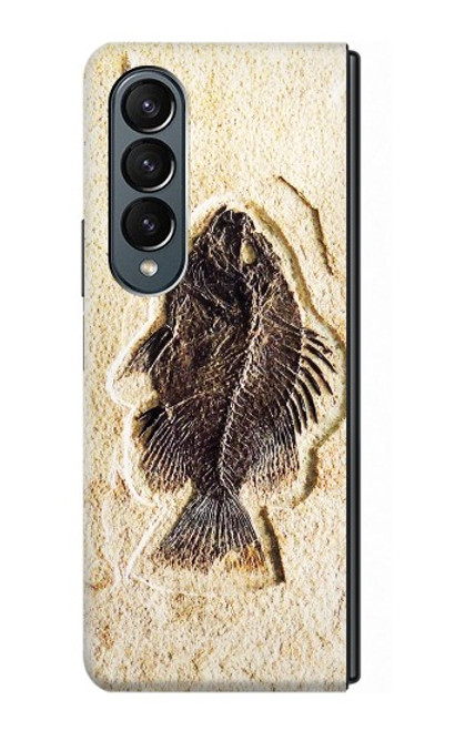 S2562 Fossil Fish Hülle Schutzhülle Taschen für Samsung Galaxy Z Fold 4