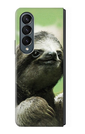 S2708 Smiling Sloth Hülle Schutzhülle Taschen für Samsung Galaxy Z Fold 4