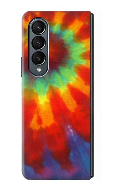 S2985 Colorful Tie Dye Texture Hülle Schutzhülle Taschen für Samsung Galaxy Z Fold 4