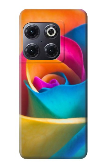 S1671 Rainbow Colorful Rose Hülle Schutzhülle Taschen für OnePlus 10T