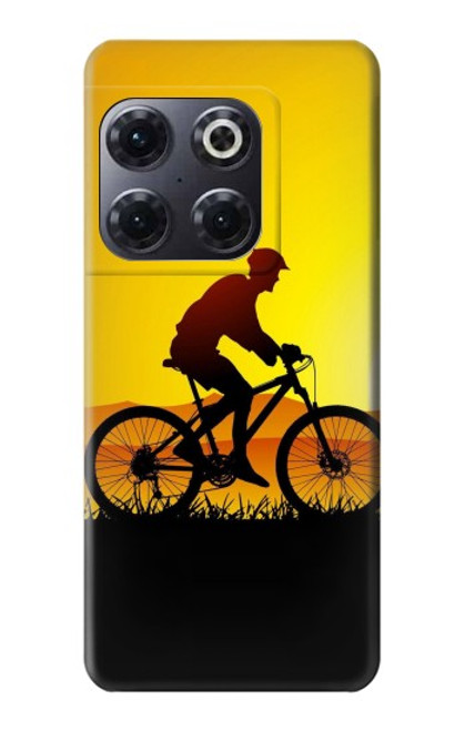 S2385 Bicycle Bike Sunset Hülle Schutzhülle Taschen für OnePlus 10T