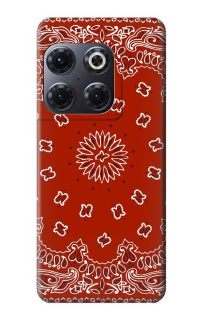 S3355 Bandana Red Pattern Hülle Schutzhülle Taschen für OnePlus 10T