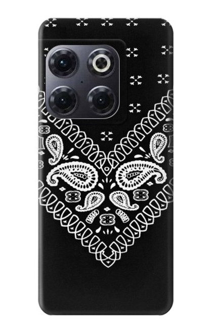S3363 Bandana Black Pattern Hülle Schutzhülle Taschen für OnePlus 10T