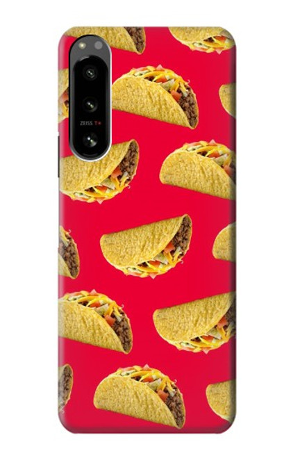 S3755 Mexican Taco Tacos Hülle Schutzhülle Taschen für Sony Xperia 5 IV