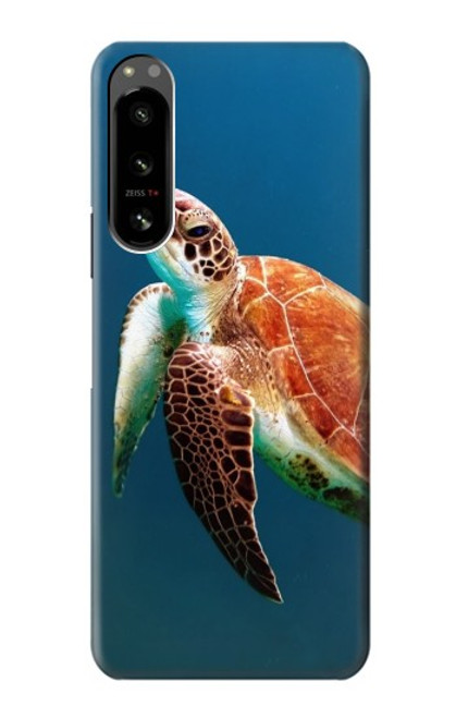 S3899 Sea Turtle Hülle Schutzhülle Taschen für Sony Xperia 5 IV