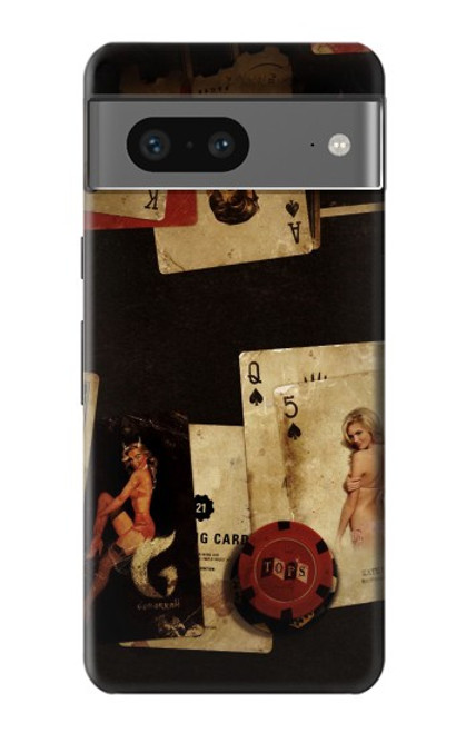 S1069 Old Vintage Sexy Poker Hülle Schutzhülle Taschen für Google Pixel 7