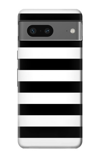 S1596 Black and White Striped Hülle Schutzhülle Taschen für Google Pixel 7