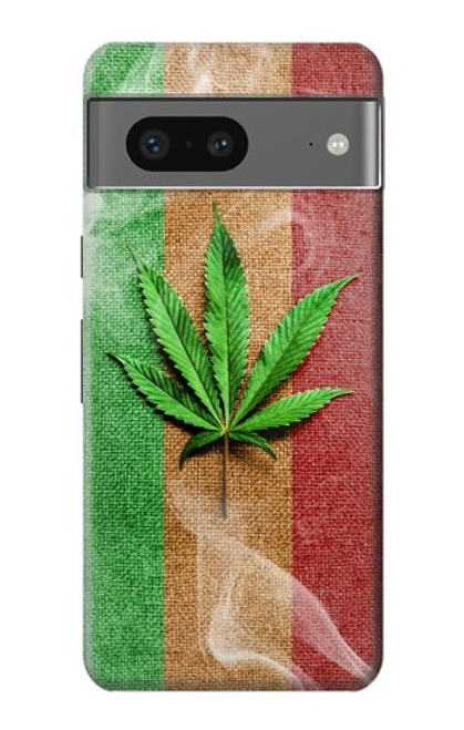S2109 Smoke Reggae Rasta Flag Hülle Schutzhülle Taschen für Google Pixel 7