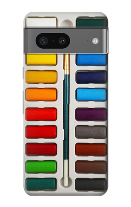 S3243 Watercolor Paint Set Hülle Schutzhülle Taschen für Google Pixel 7