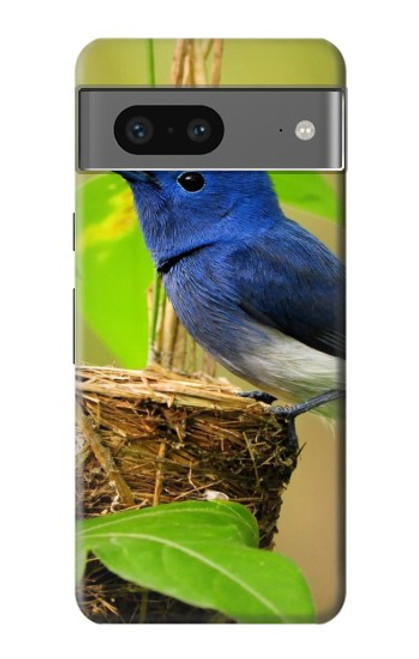 S3839 Bluebird of Happiness Blue Bird Hülle Schutzhülle Taschen für Google Pixel 7