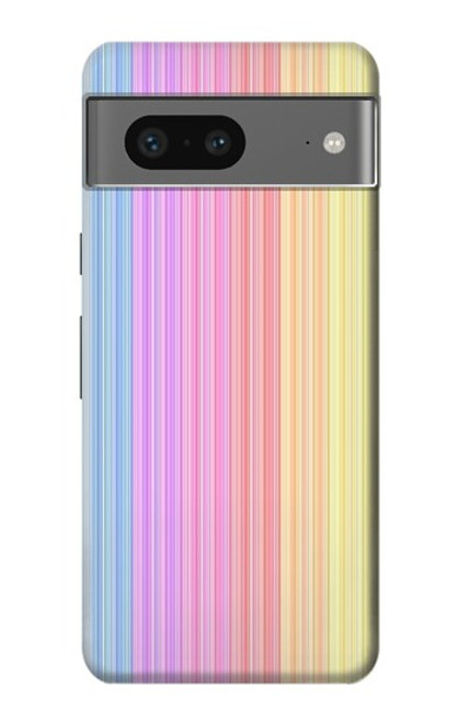 S3849 Colorful Vertical Colors Hülle Schutzhülle Taschen für Google Pixel 7