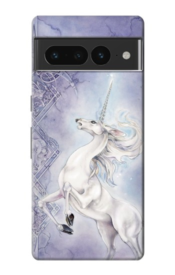 S1134 White Horse Unicorn Hülle Schutzhülle Taschen für Google Pixel 7 Pro