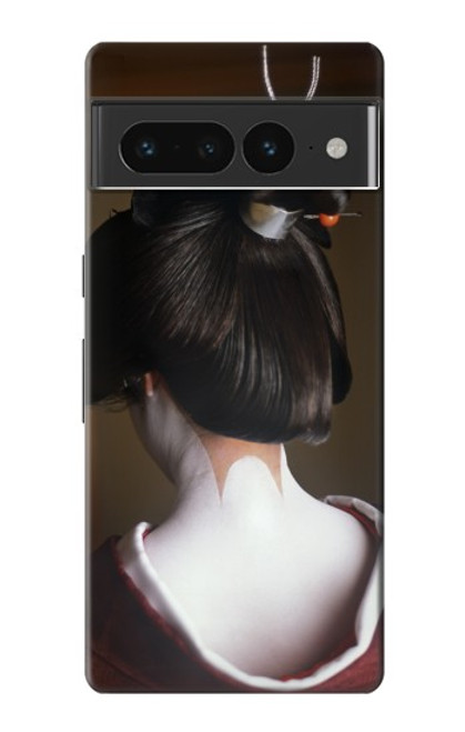 S1337 Japan Geisha Neck Hülle Schutzhülle Taschen für Google Pixel 7 Pro