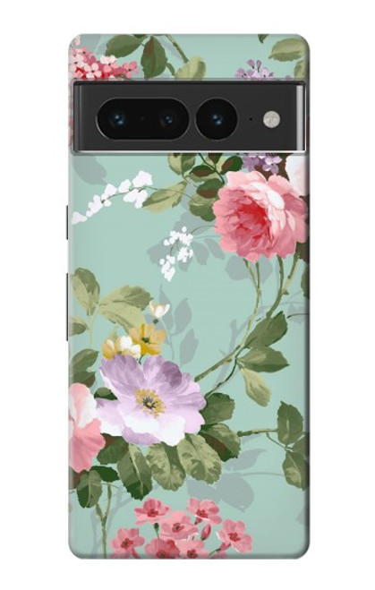 S2178 Flower Floral Art Painting Hülle Schutzhülle Taschen für Google Pixel 7 Pro