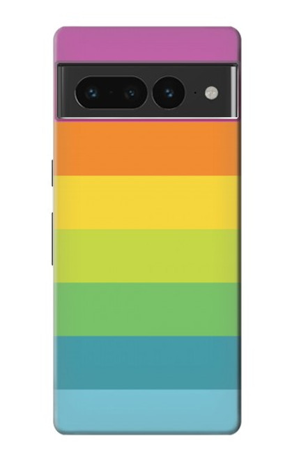 S2363 Rainbow Pattern Hülle Schutzhülle Taschen für Google Pixel 7 Pro