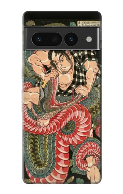 S2469 108 Heroes of Suikoden Saginoike Heikuro Hülle Schutzhülle Taschen für Google Pixel 7 Pro