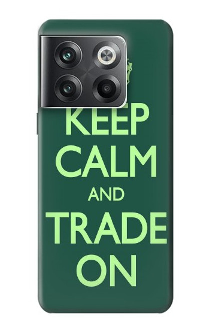 S3862 Keep Calm and Trade On Hülle Schutzhülle Taschen für OnePlus Ace Pro