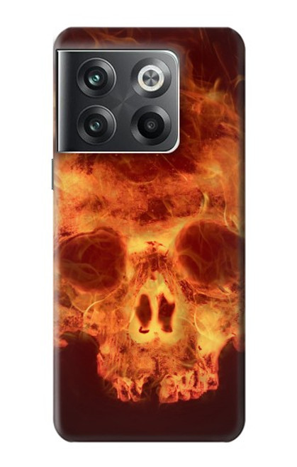 S3881 Fire Skull Hülle Schutzhülle Taschen für OnePlus Ace Pro