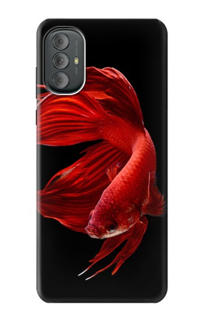 S2092 Red Siamese Fighting Fish Hülle Schutzhülle Taschen für Motorola Moto G Power 2022, G Play 2023