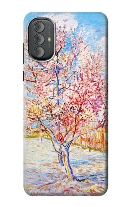 S2450 Van Gogh Peach Tree Blossom Hülle Schutzhülle Taschen für Motorola Moto G Power 2022, G Play 2023