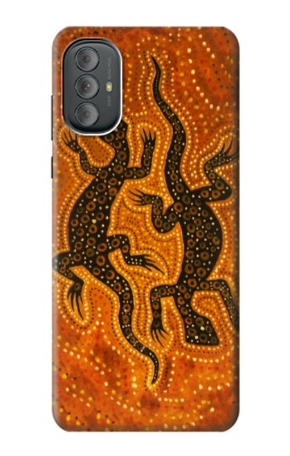 S2901 Lizard Aboriginal Art Hülle Schutzhülle Taschen für Motorola Moto G Power 2022, G Play 2023