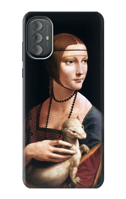 S3471 Lady Ermine Leonardo da Vinci Hülle Schutzhülle Taschen für Motorola Moto G Power 2022, G Play 2023