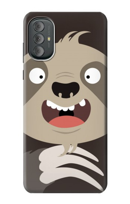 S3855 Sloth Face Cartoon Hülle Schutzhülle Taschen für Motorola Moto G Power 2022, G Play 2023