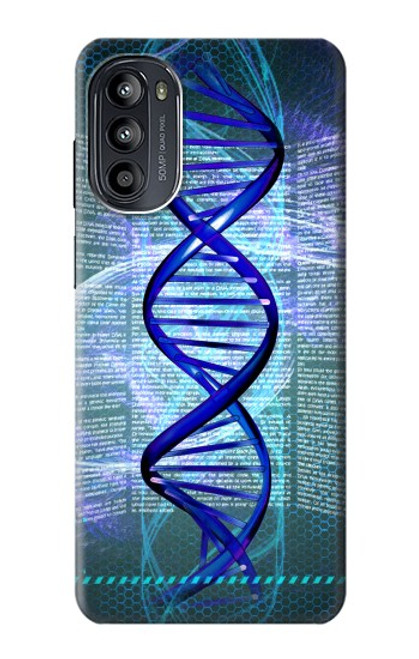 S0632 DNA Hülle Schutzhülle Taschen für Motorola Moto G52, G82 5G