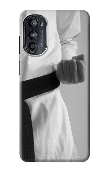 S1931 Black Belt Karate Hülle Schutzhülle Taschen für Motorola Moto G52, G82 5G