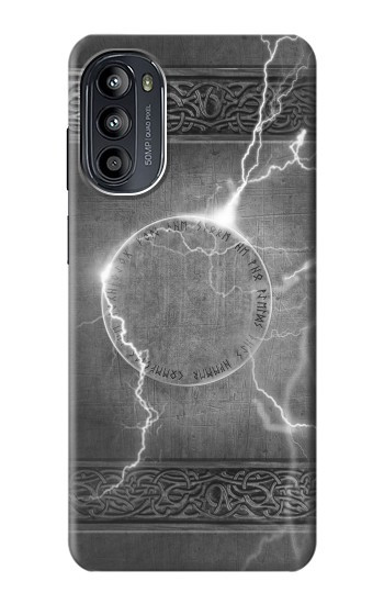S2533 Thor Thunder Strike Hammer Hülle Schutzhülle Taschen für Motorola Moto G52, G82 5G